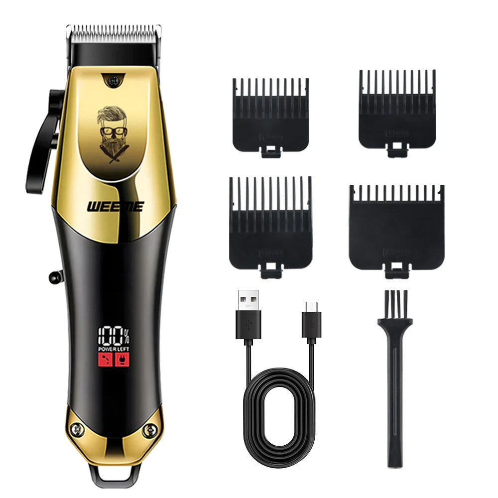 T9 Vintage Electric Hair Clipper & Beard Trimmer – Rechargeable Kit