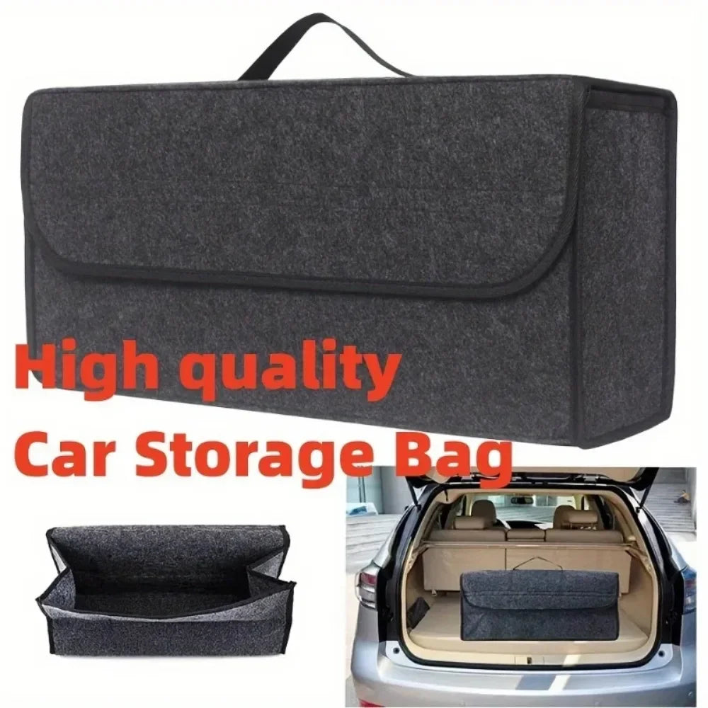 Soft Felt Car Trunk Organizer