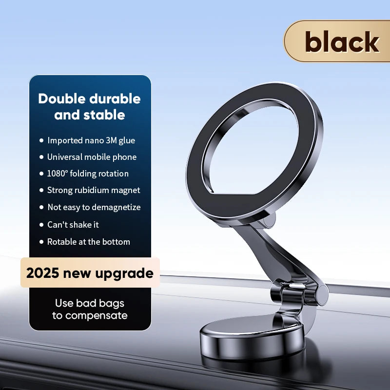 360° Foldable Magnetic Car Phone Mount