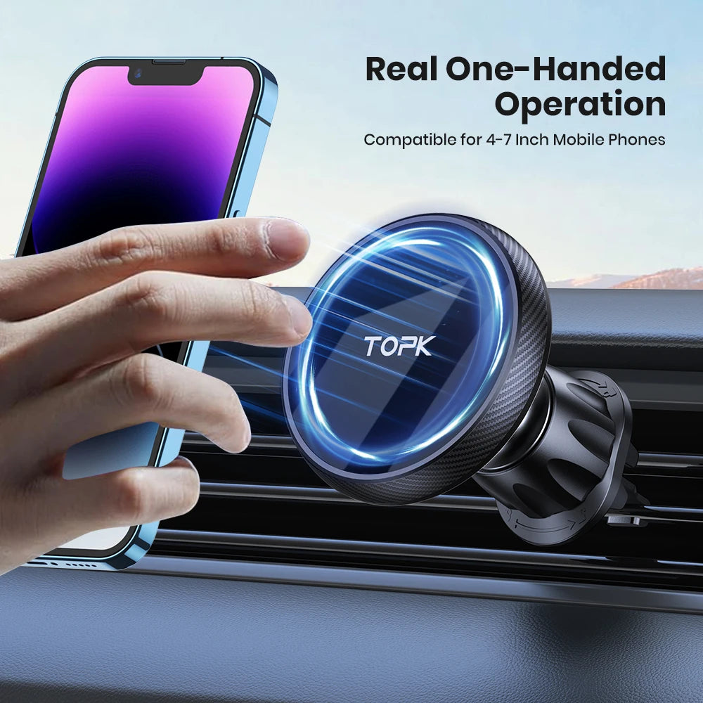 TOPK MagSafe Magnetic Car Phone Holder