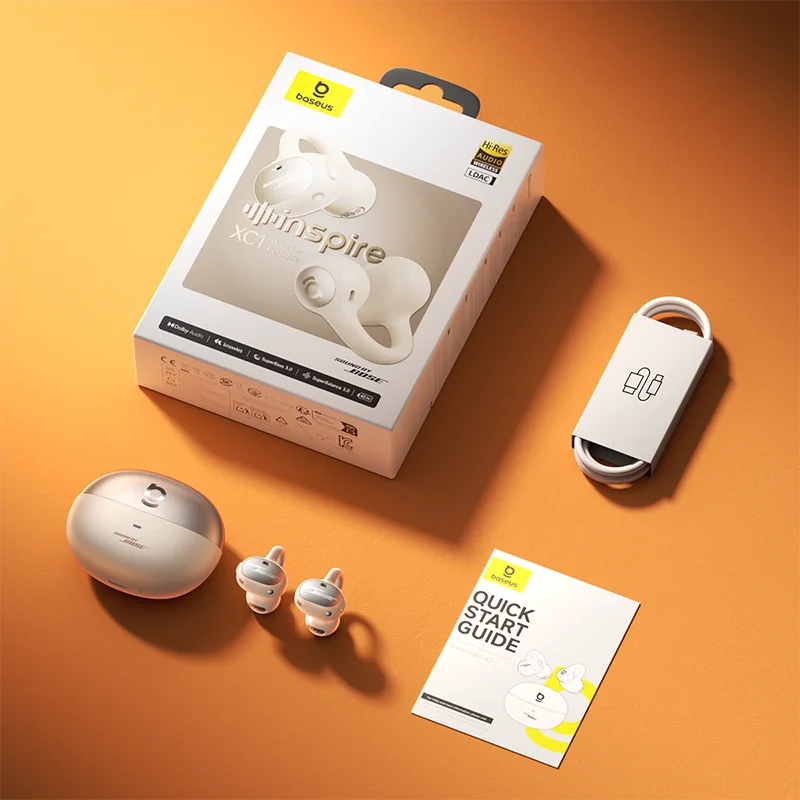Baseus Inspire XC1 Sound by Bose Ear Clip Wireless Earbuds Bluetooth