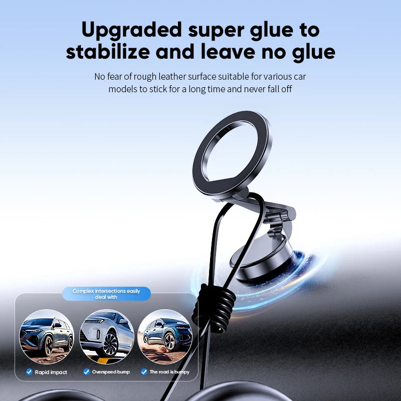 360° Foldable Magnetic Car Phone Mount