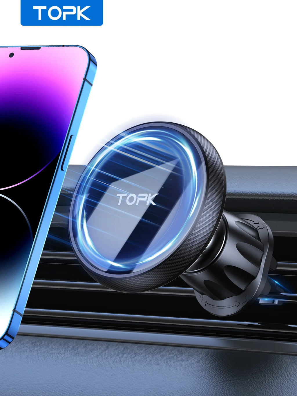 TOPK MagSafe Magnetic Car Phone Holder