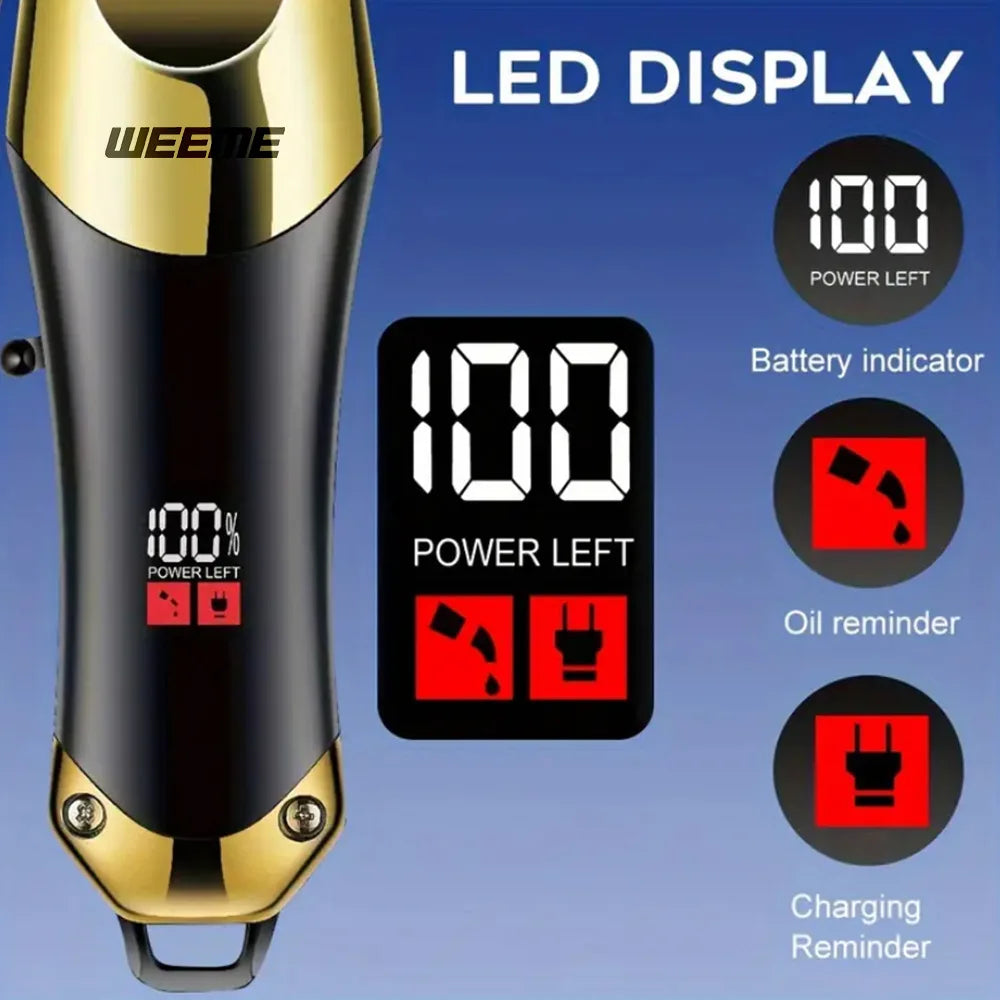 T9 Vintage Electric Hair Clipper & Beard Trimmer – Rechargeable Kit