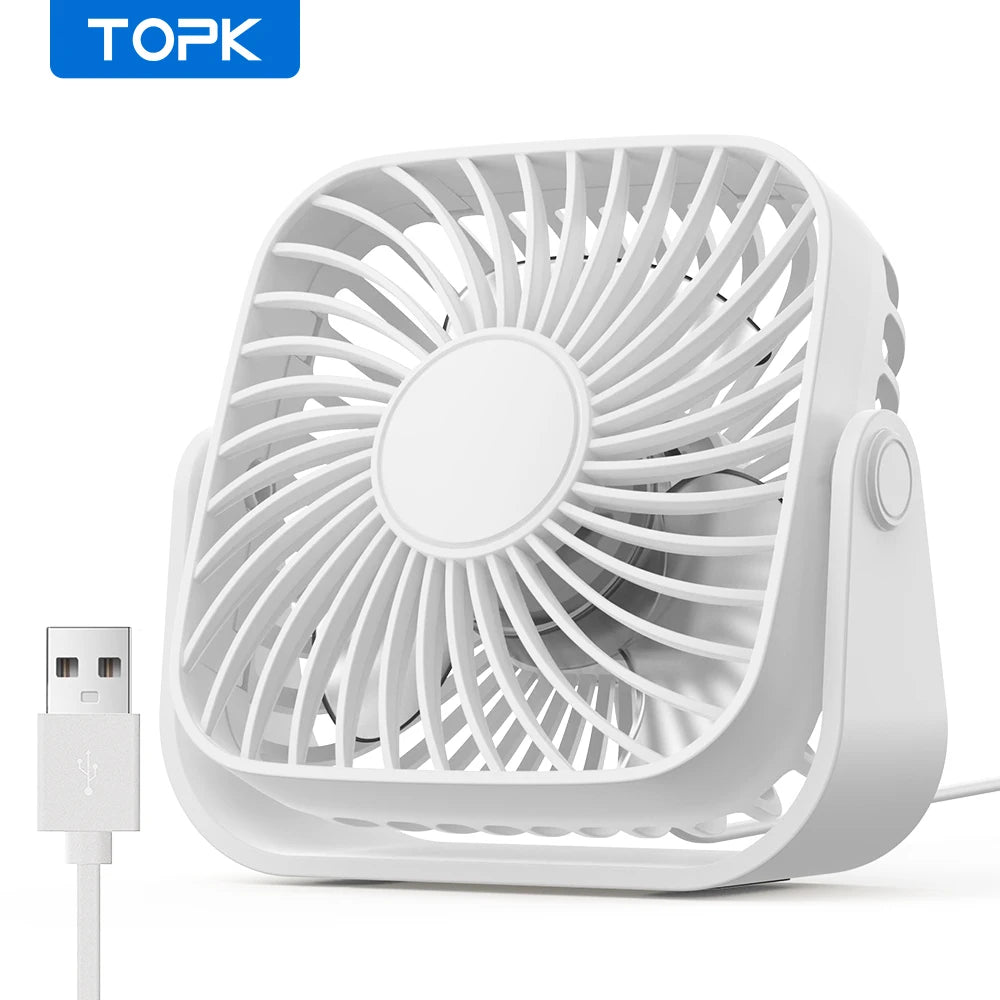 TOPK USB Mini Portable Fan