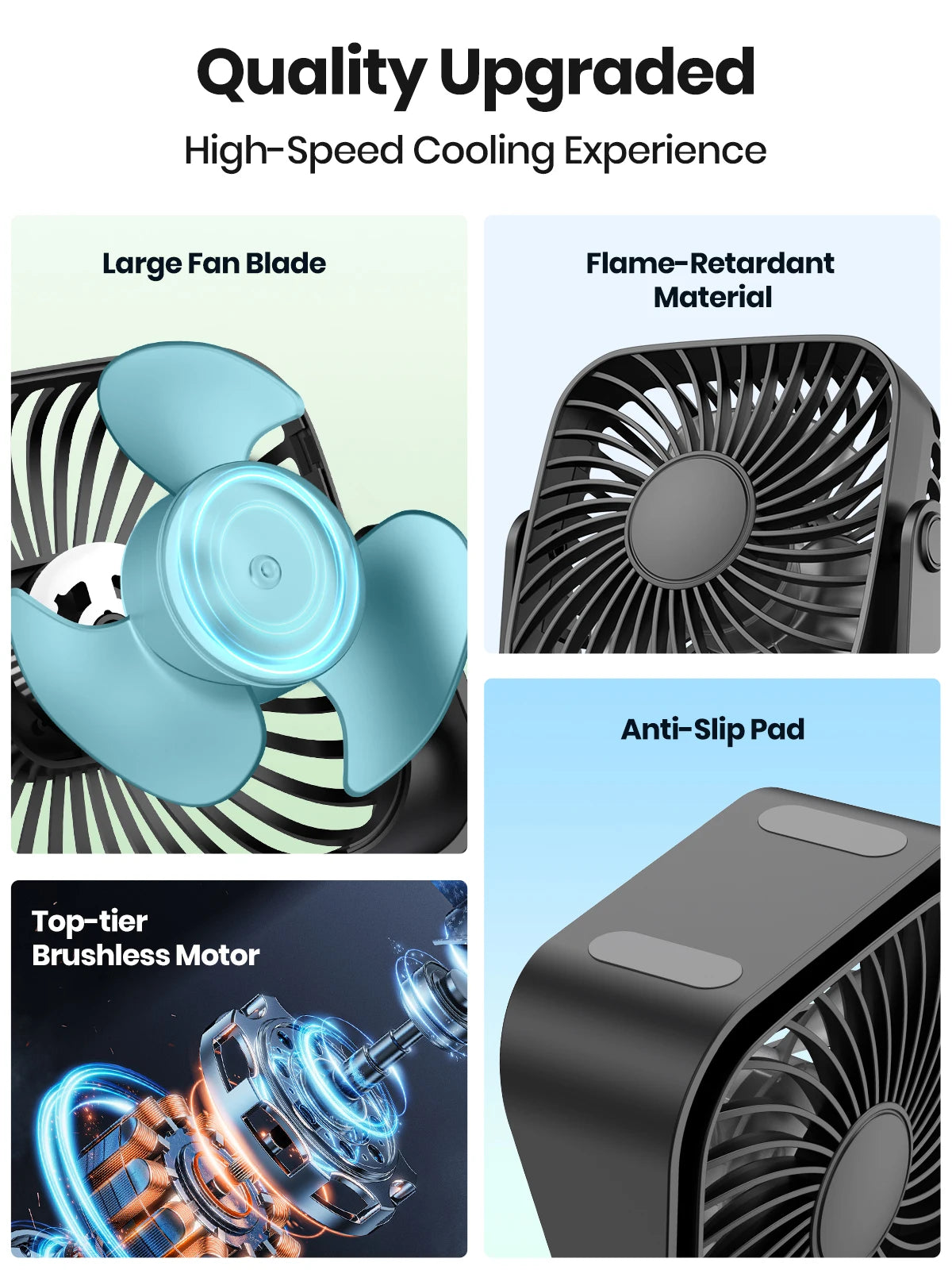TOPK USB Mini Portable Fan