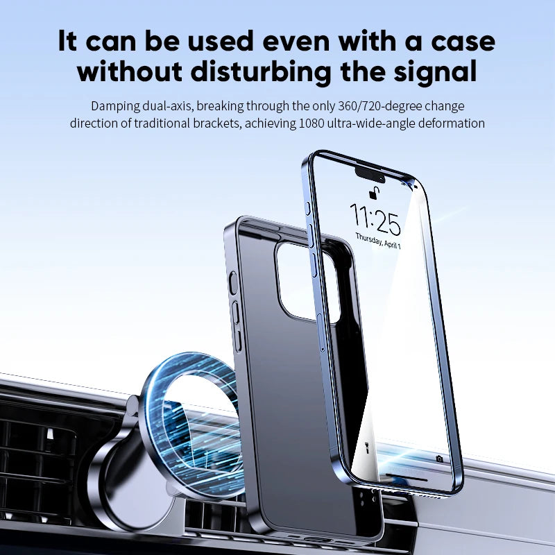 360° Foldable Magnetic Car Phone Mount