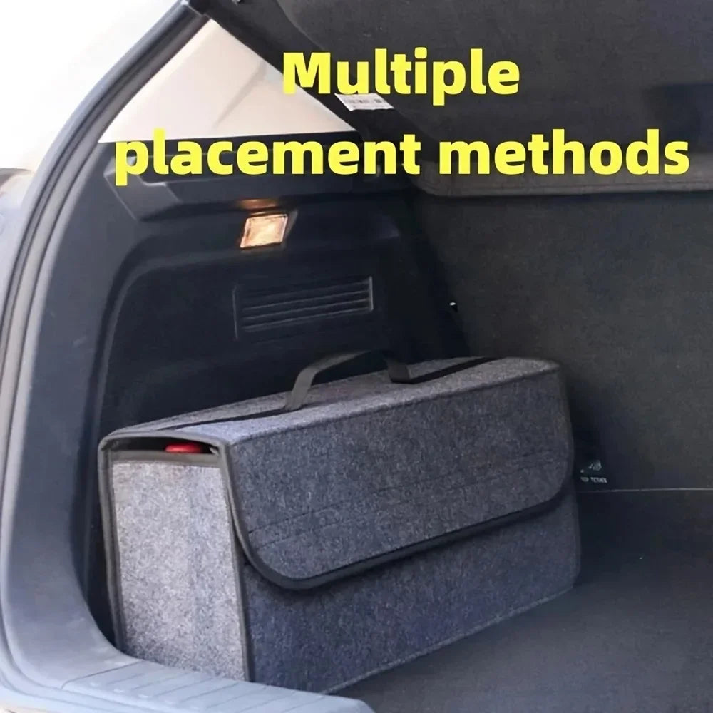 Soft Felt Car Trunk Organizer