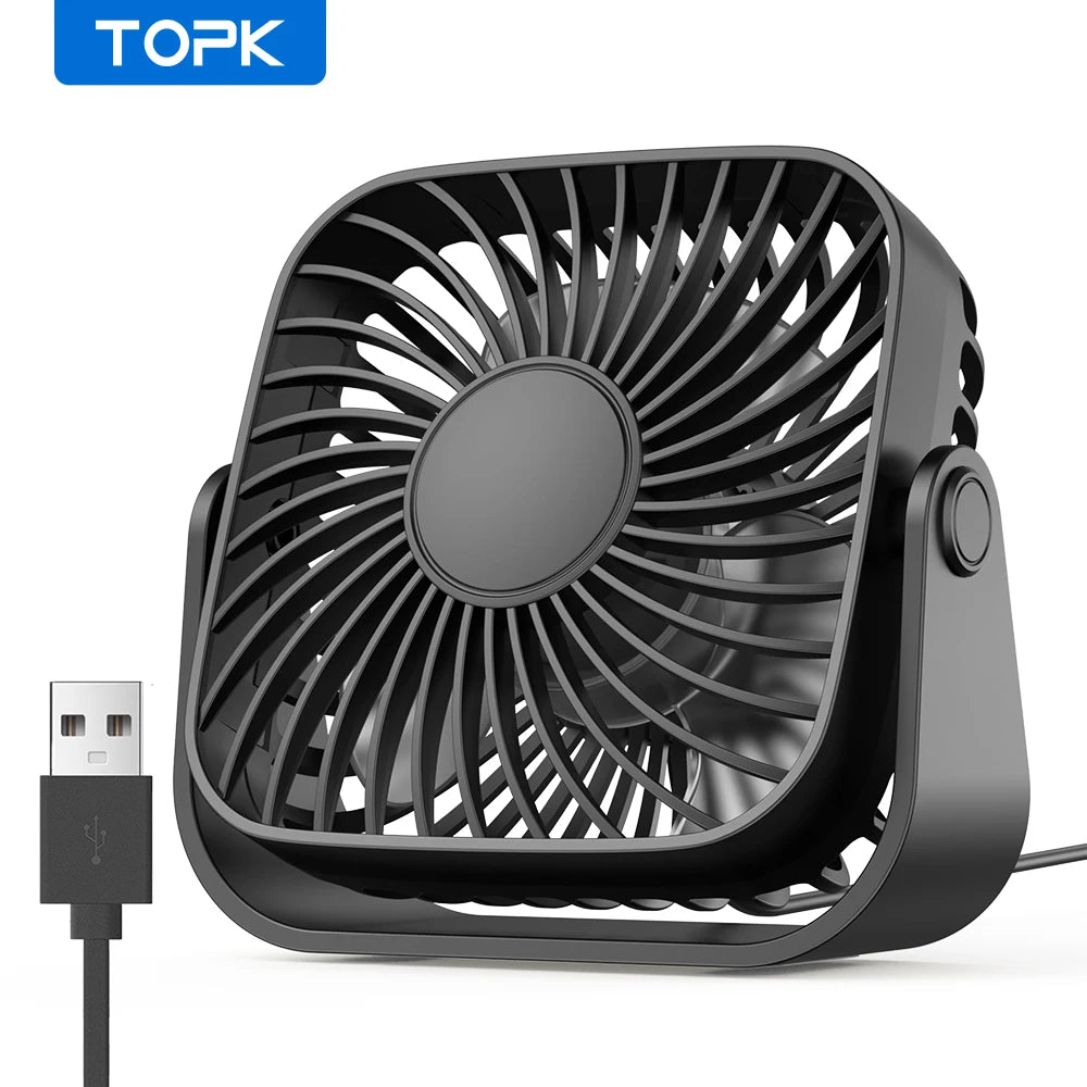TOPK USB Mini Portable Fan