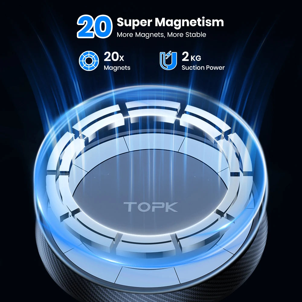 TOPK MagSafe Magnetic Car Phone Holder