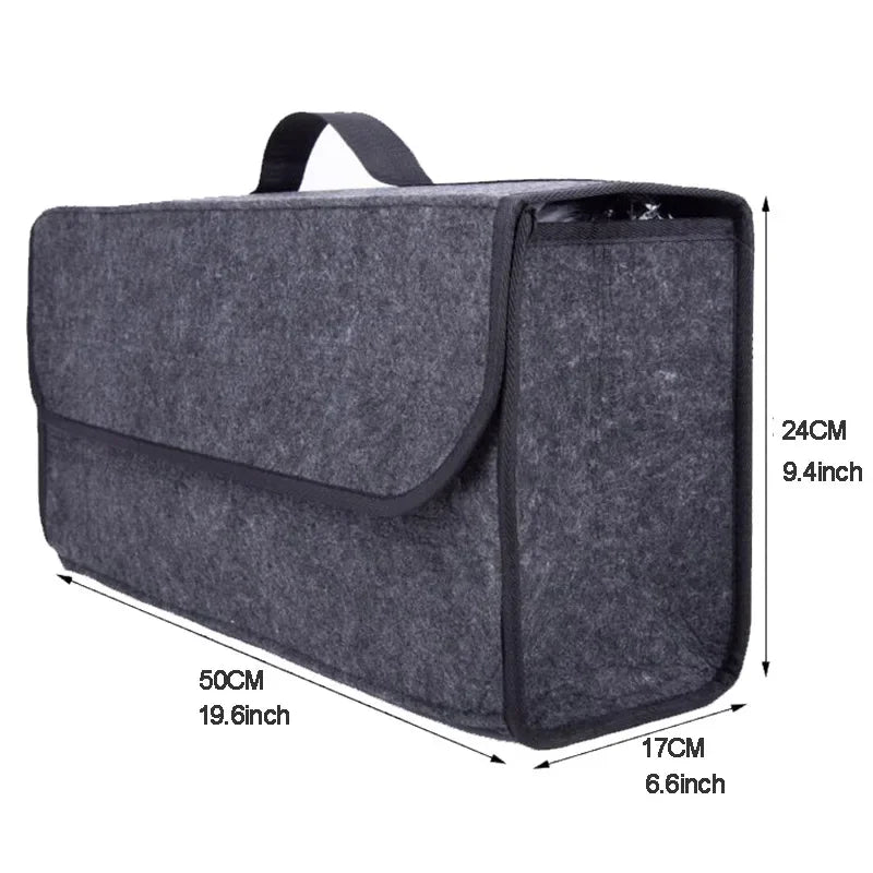 Soft Felt Car Trunk Organizer