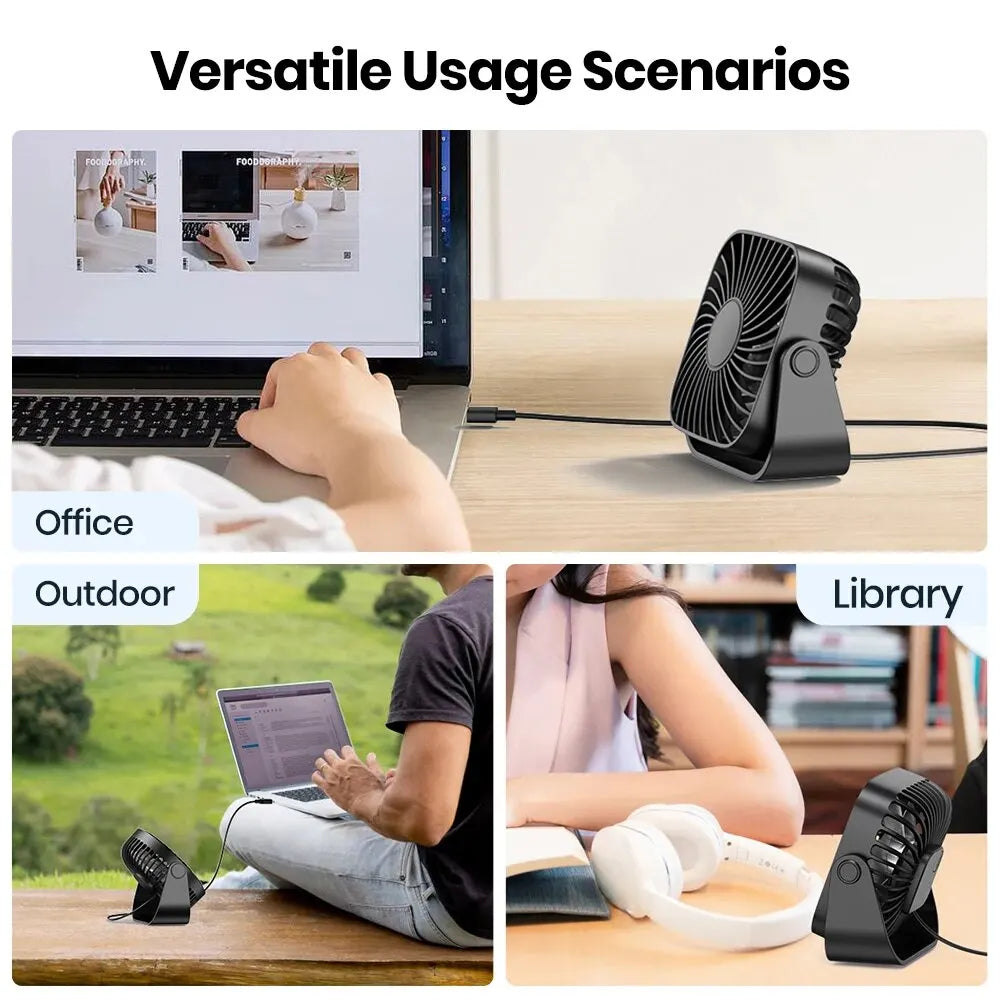 TOPK USB Mini Portable Fan