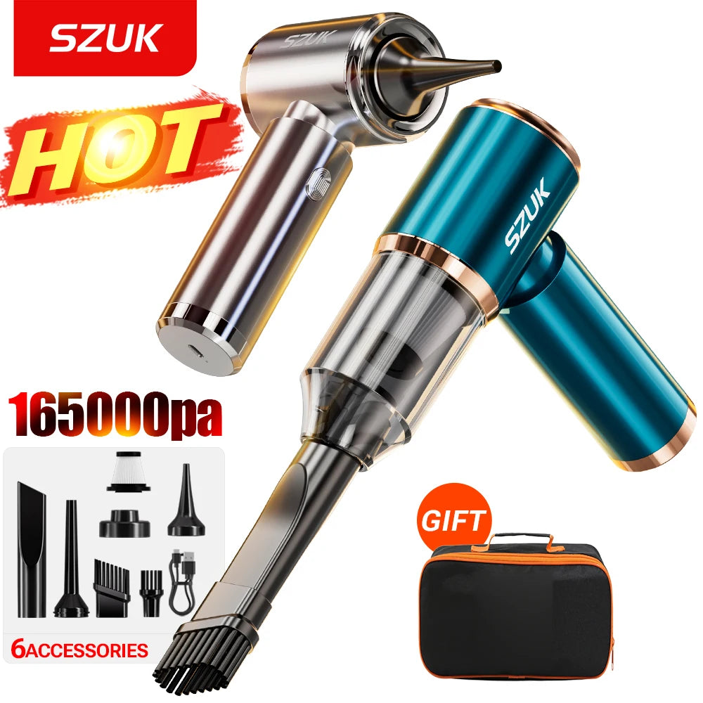 SZUK Mini Car Vacuum Cleaner 165000Pa