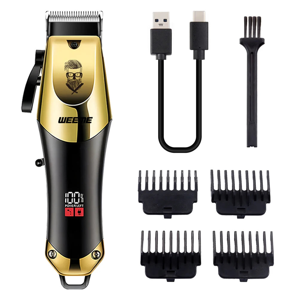T9 Vintage Electric Hair Clipper & Beard Trimmer – Rechargeable Kit