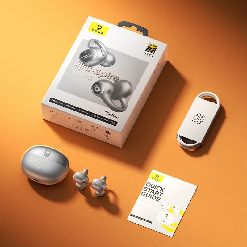Baseus Inspire XC1 Sound by Bose Ear Clip Wireless Earbuds Bluetooth
