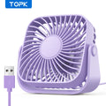 TOPK USB Mini Portable Fan