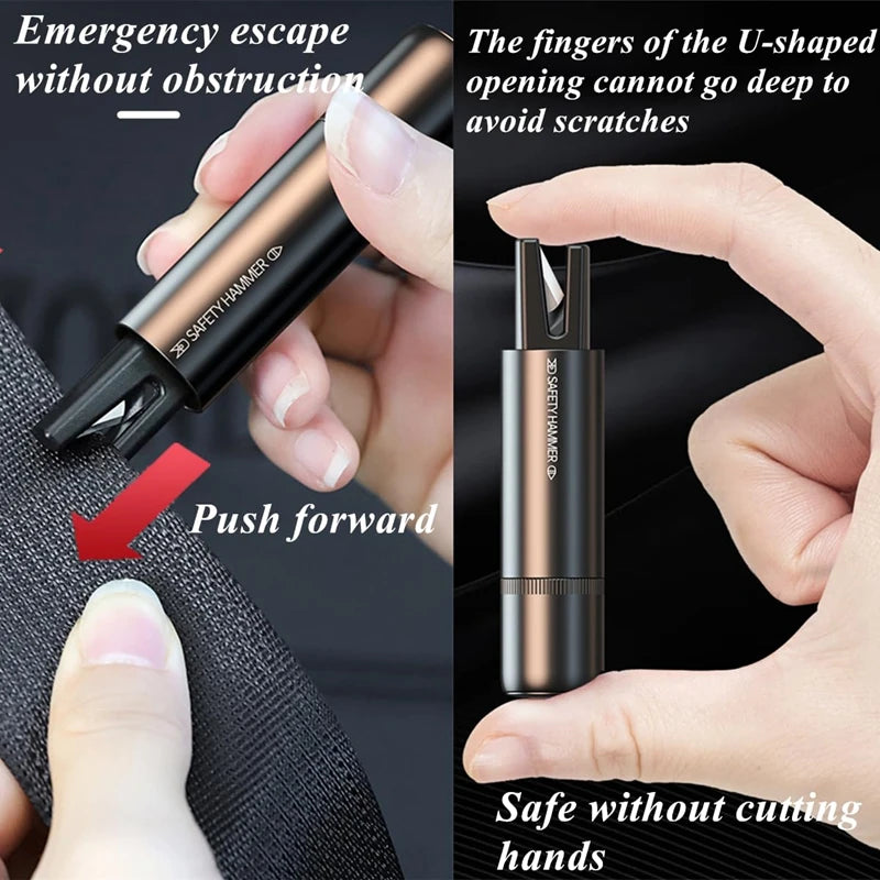 2-in-1 Car Emergency Hammer
