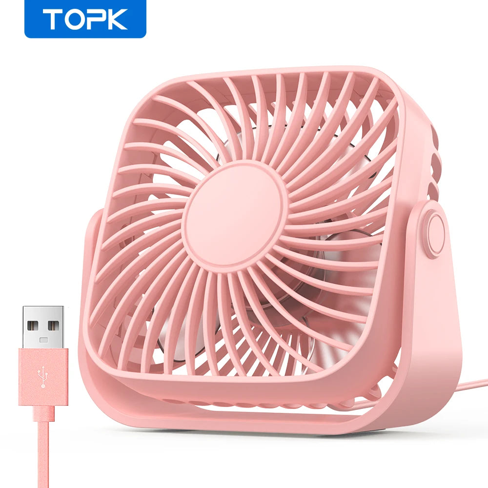 TOPK USB Mini Portable Fan