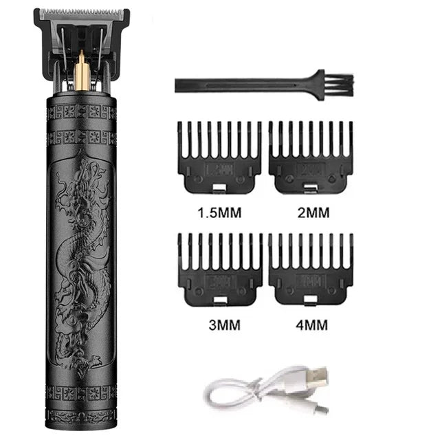 T9 Vintage Electric Hair Clipper & Beard Trimmer – Rechargeable Kit